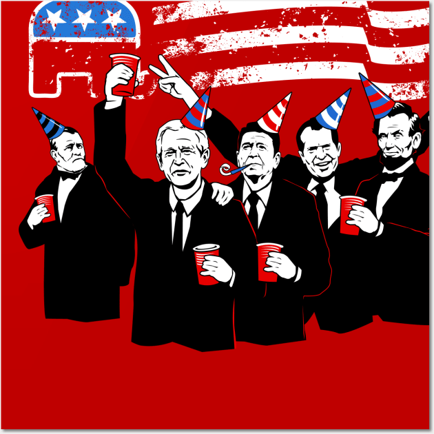 Republican Party Wall Art by tomburns